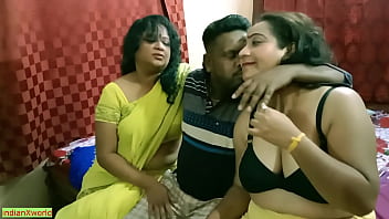 Terrified Indian Bengali Boy Nervously Fucks Two Horny Milf Bhabhis In Wild Threesome
