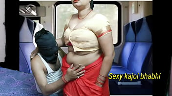 Mature Indian Mother Fucks And Sucks In A Moving Coach While Her Son Watches, Taking A Hot Load Deep Inside Her Pussy.