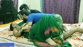 Naughty Indian Milf Aunty Gets Railed By Two Men With Loud, Filthy Moans