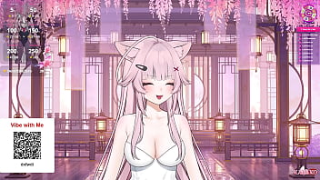 Squirting E-girl Fucks Her Custom Vtuber Avatar In A Slutty School Maid Uniform!