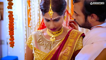 Curvaceous Indian Newlywed Gets Railed By Her Former Lover While Her Cuckolded Husband Watches (hindi Audio)