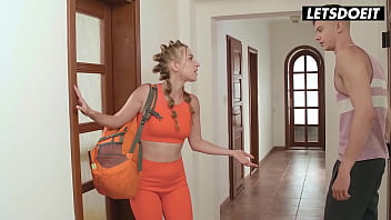 Yoga Class Gets Wild With Blonde Babe Jayla De Angelis At Horny Hostel
