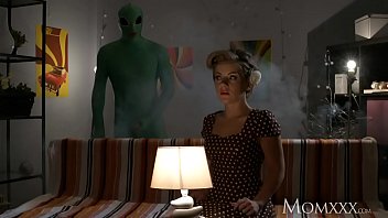 Alien’s Halloween Invasion: Lonely Housewife Receives An Extraterrestrial Filling